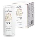 Hydrology Zodiac Water - Virgo Fuji Apple Pear - Organically Flavored Social Sparkling Water with unique Vitamins and Minerals tailored to the Virgo Zodiac Sign, Astrology Drink for Birthday Gift (4-Pack, Virgo - Fuji Apple P