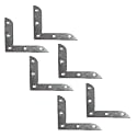 Set of 6 Pcs Iron 90 Degree Joint Right Angle L Shape Corner for Wood Chair, Doors, Box, Furniture, Board Window Furniture Corners Joint