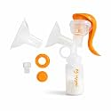 Hygeia One-Hand Manual Breast Pump with 24mm & 28mm Flanges