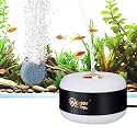 hygger 3W/8W Aquarium Air Pump, Powerful 50GPH/140GPH Adjustable Fish Tank Aerator, Ultra Quiet Oxygen Pump Aquarium Bubbler with Accessories for up to 300 Gallon Tank