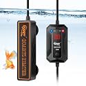hygger Smart Mini Aquarium Heater 100W for 10-26 Gallons, Desktop Betta Submersible Fish Tank Heater with Intelligent Temperature Control and 5 Safety Protections
