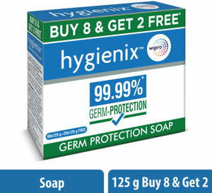 Hygienix by Wipro Germ Protection Bathing Bar