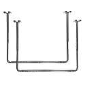 HyLoft Adjustable Garage Ceiling Mount Storage Rack Kit, Ceiling Shelving Mounts, 34 in. x 26 in., 80844-10, Hammertone