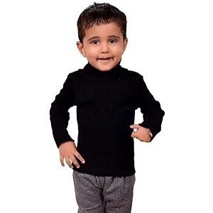 hyneck sweater baby casual winter full sleeve kids high neck for baby boys and baby girls in white color skivvyskeeveskivi sweater set