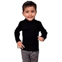 Hyneck Sweater Baby Casual Winter Full Sleeve Kids High Neck for Baby Boys and Baby Girls in White Color Skivvy/Skeeve/Skivi Sweater Set