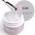 IN.HYPE UV/LED Professional Hard/Builder Gel for Nail Extension/Strengthening/Overlays File Off (Clear)