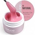 IN.HYPE UV/LED Professional Hard/Builder Gel for Nail Extension/Strengthening/Overlays File Off (Natural #5)