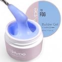 IN.HYPE UV/LED Professional Hard/Builder Gel for Nail Extension/Strengthening/Overlays File Off Blue Fog #19