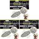 Hyper Pet Doggie Tail Interactive Plush Automatic Dog Toy, Wiggles, Barks (Pack of 3)