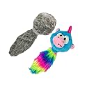 Hyper Pet Doggie Tail and Unicorn Pal Interactive Plush Dog Toys, 2 Pack