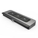 HyperDrive 6 in 1 Media USB C hub for iPad Pro/Air/Mini, Multi Port Accessory with Buttons, 4K60Hz HDMI,USB-C 5Gbps, USB-A 5Gbps, MicroSD/SD Card Reader, 3.5mm Headphone Audio Jack