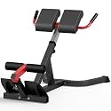 Hyperextension Roman Chair Multifunctional Adjustable Sit Up Bench Back Extension Stretching Exercise Equipment Strength Training Ab Workout Bench For Home Gym 440Lbs