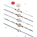 HYPERFOODS 2 Rakhi With Dry Fruits Combo Rakhi For Brother Set Of 2 Dry Fruit Gift Pack With Premium Artisanal Laddoo Sweets 2 Rakhi With Sweets For Brother Rakhi With Chocolates Gift Pack