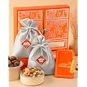 Hyperfoods® Dry Fruit Gift Pack of 2 Gift Hamper Chocolate Gift Hamper Dry Fruits Gift Box Rawfruit's Handcrafted Silver Potli Mixed Nuts and Mocha Almonds Bites 200 Grams