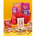 Hyperfoods® Rakhi for Brother and Bhabhi Rakhi Hamper for Brother Rakhi with Sweets Gift Pack Rakhi Gift Hamper Rakhi Gifts Rakhi for Bhabhi Sweets Snacks Cookies Sapphire Bhaiya Bhabhi Rakhi Set