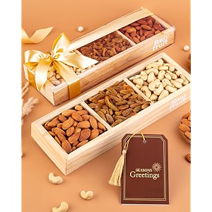 hyperfoods rakhi for brother dryfruit pack of 3 cashew almond raisins 300 grams dryfruit dryfruit pack of 3