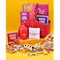 Hyperfoods Rakhi For Brother Rakhi Hamper For Brother Single Rakhi For Brother Rakhi For Brother With Gift Rakhi Gift Hamper Rakhi With Sweets Rakhi Gifts Sweets Snack Cookies Red Sapphire Rakhi Set