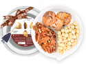 HyperFoods RawFruit Binge Box Christmas Dry Fruit Combo Pack of 3 Premium Dry Fruits and Nuts Hazel nut Pecans Figs Anjeer | Merry Christmas Dry Fruit Gift Pack and Gift Hampers for Corporates Family Friends & Relatives Combo