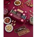 Hyperfoods Rawfruit Rakhi Set of 2 with Kaju Cashew Badam Almond Kishmish Raisins Dry Fruit Gift Pack | Rakhi Gift for Brother 750g