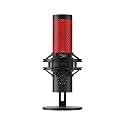 HyperX QuadCast 2-USB Microphone for Gaming,Streaming and Podcasting,On-Board Controls, LED Lighting, Quick Release Shock Mount and Built-in Arm/Stand Mount,PC,Mac,PS5,PS4,USB-C-Black.