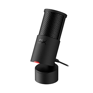 hyperx solocast 2 wired microphone for windows ngenuity tap-to-mute sensor cardioid polar pattern black 368gm ar0a0aa