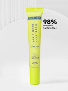 hyphen 2 kojic acid spf 30 lip balm with vitamin c 1 vit e  for dry  dark lips fruity