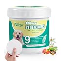 Hypoallergenic Eye Wipes for Dogs & Cats – Gentle Dog Eye Wipes Cleaner with 9X Cleaning Power, Natural Dog Fece Wipes Gently Remove Tear Stains, Crust, Discharge & Debrist, 120Pcs, Unscent
