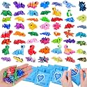 Hysagtek 50Pcs Mini 3D Printed Dinosaur Blind Bag