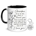 Hyturtle Grandma Coffee Mug 11 Oz - Mothers Day Gifts For Grandma From Grandkids - Grandmy Birthday Gifts, Grandparents Gift - Promoted To Grandmas Cup For Christmas