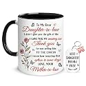 Hyturtle To My Daughter In Law Mug 11oz – Unique Gift Idea From Mom for Birthday, Christmas, Mother's Day – Best Present for Future Daughter In Law