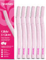Hyuman Face Razor Glide & Glow for Facial Hair, Reusable, Eyebrows,Upper Lip,Chin, Women (Pack of 6)