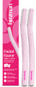 Hyuman Face Razor Glide & Glow for Facial Hair, Reusable, Eyebrows,Upper Lip,Chin, Women (Pack of 2)