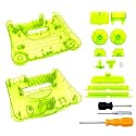 Hzxkqmil Replacement Full Housing Shell for N64 Retro Video Game Console