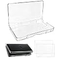 Hzxkqmil Protective Case Clear Hard Shell for Nintendo DS Lite NDSL Console