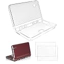 Hzxkqmil Transparent Protective Case for Nintendo DSi XL NDSiXL Console
