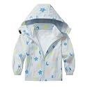 HZXVic Toddler Boys Raincoat Waterproof,Lightweight Kids Rain Poncho Jacket Windbreaker Outwear Coat