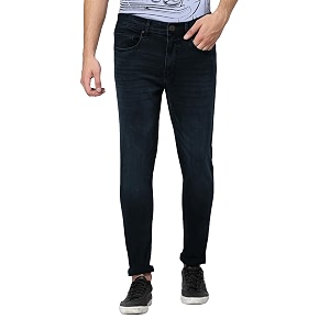 i39sol men39s casual stretchable solid denim tapered fit carrot jeans