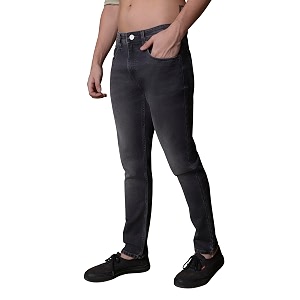 isol Mens Tapered Fit Solid Mid-Rise Stretchable