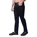 i39sol Mens Tapered Fit Solid Mid-Rise Stretchable