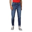 i39sol Mens Tapered Fit Solid Mid-Rise Stretchable