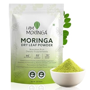 moringa powder 227 gm 100 natural drumstick leaf powder good for skin hair with no chemicals and preservatives