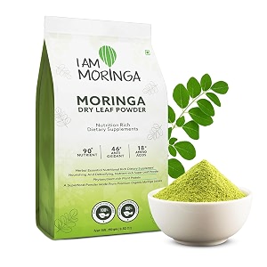 moringa powder 250gm 100 natural drumstick leaf powder plant based protein powder good for skin and hair with no chemicals and preservatives
