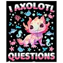 I Axolotl Questions Blanket Gifts for Girls Boys Women - Super Soft Cozy Warm Throw Sheet for Couch Bed Sofa Office Decor All Season 60"x80" for Adult