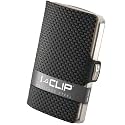 I-CLIP Stainless Steel with interchangeable Moneyclip - Slim Wallet - Leather Wallet - Premium Wallet - Stainless Steel Cardholder