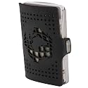 I-CLIP Heritage Steel Blasted Globe Black, wallet, money bag, purse, credit card case, credit card holder