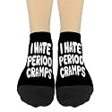 I Hate Periods Cramp Menstrual Pain Mens Socks Crew Cute I Hate Periods Cramp Menstrual Pain Sock