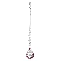 I Jewels Elegant Silver Plated Beautiful AD &amp; CZ Studded Crystal Maang Tikka for Women and Girls