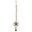 I Jewels Gold Plated Kundan & Stone Studded Maang Tikka for Women