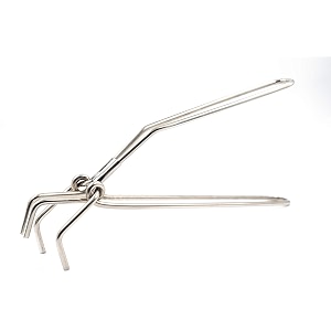 i ware kkitchencare stainless steel wire tongpremium doctor pakkad utensil holder kitchen pincers silver long 26cm