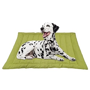 i wish polyester quilted pet bed mattresswashable pet bed light weighted dog flat mat medium 100 x 66 cm